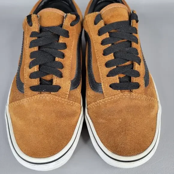 Vans Old Skool Skate Shoe Sneaker Lace Up Low Top Suede 500714 Brown Women's 5.5 - Picture 4 of 9